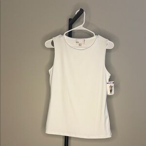 Sport White Tank Top w/ Shelf Bra Size M NWT Nordstrom Rack